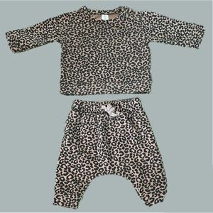 Nordstrom Baby Leopard Print Set - 3 Months
